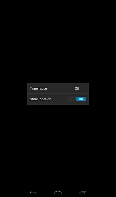 Press the return icon.