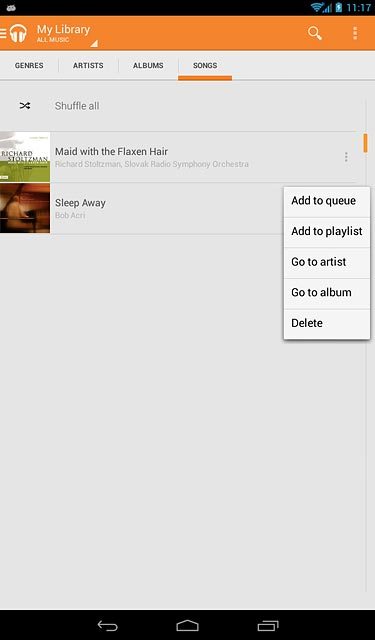Press Add to playlist.
