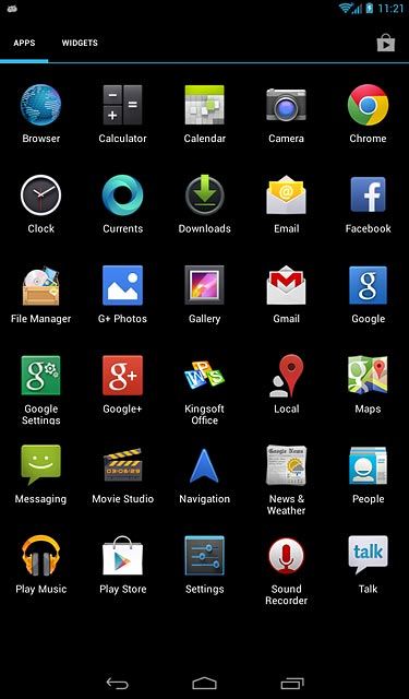 Press Google Settings.