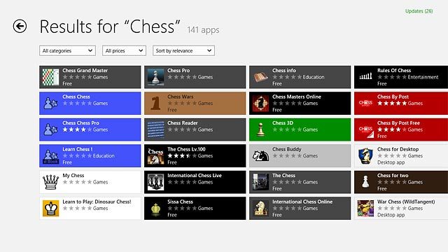 Press the required app.