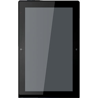 Point the camera lens at the front of your tablet at the required object to take a picture or record a video clip.