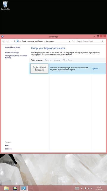 Press Add a language.