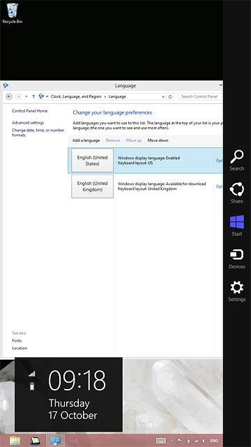 Slide your finger left on the display starting from the right edge of your tablet.Press Settings.