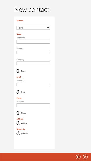 Press the drop down list below 
