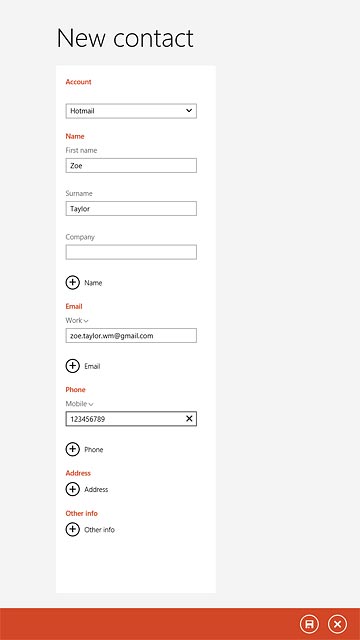 Press the drop down list below 