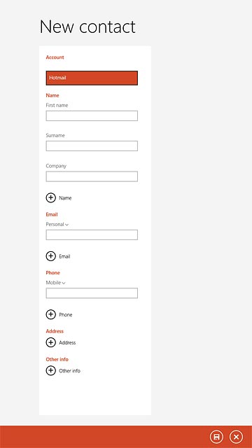 Press the required email account.