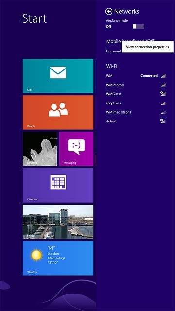 Press View connection properties.
