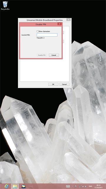 Press the keypad icon.