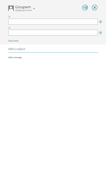 Press the drop down list in the top left corner of the display.
