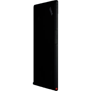 Turn the back of your tablet towards you.Open the cover at the top of your tablet.