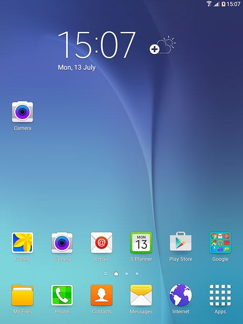 Press and hold the required shortcut.Drag the shortcut to the required position.