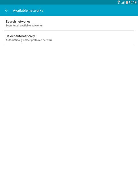 Press Select automatically.