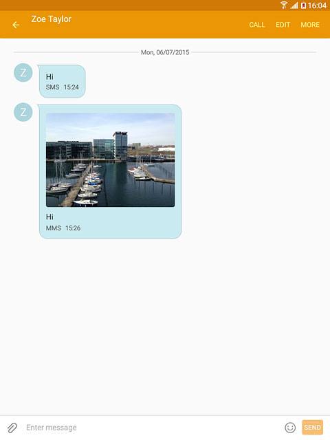 Press Enter message.Write your reply.