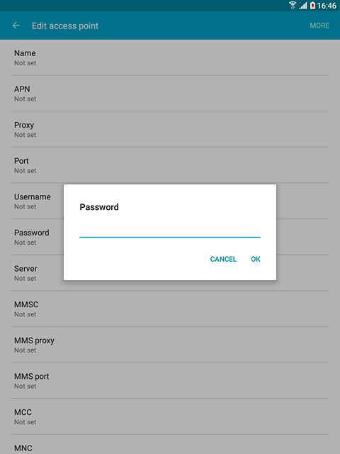 Key in wap and press OK.