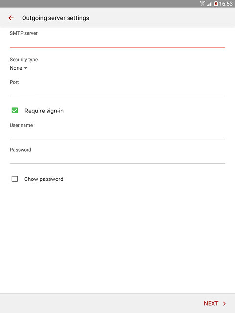 Press the drop down list below 