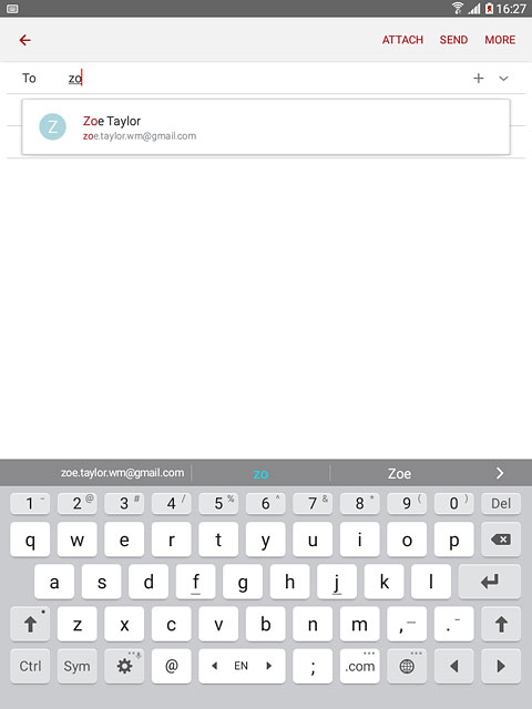 Key in the first letters of the required contact.Matching contacts are displayed.Press the required contact.Repeat the procedure to add more recipients.
