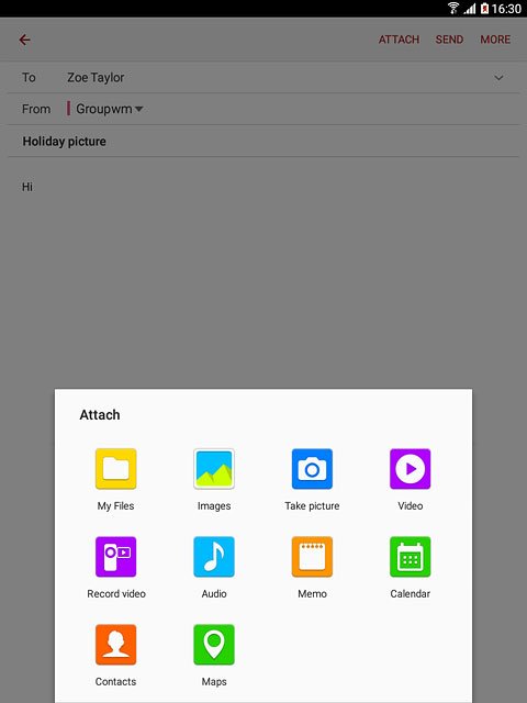 Press My Files.Go to the required folder.