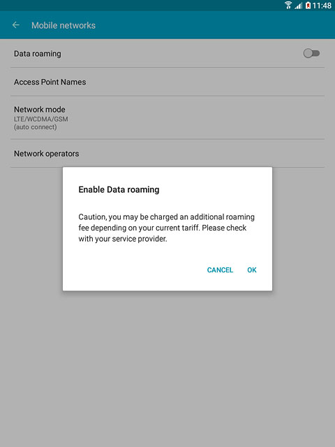 If you turn on the function:Press OK.