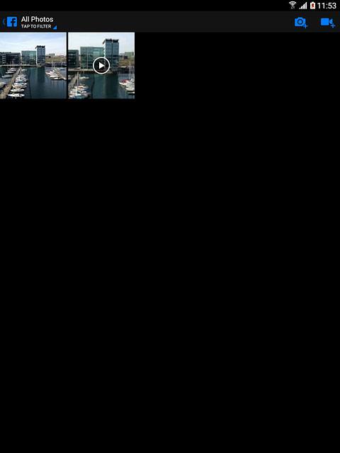 To take a new picture:Press the camera icon.