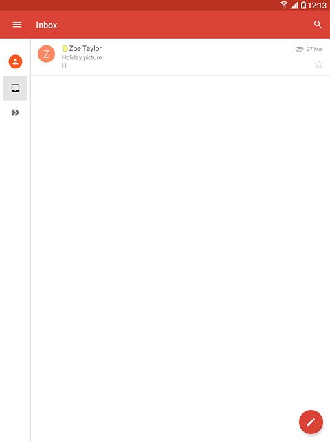 Press the new email message icon.Key in the first letters of the required contact.Matching contacts are displayed.