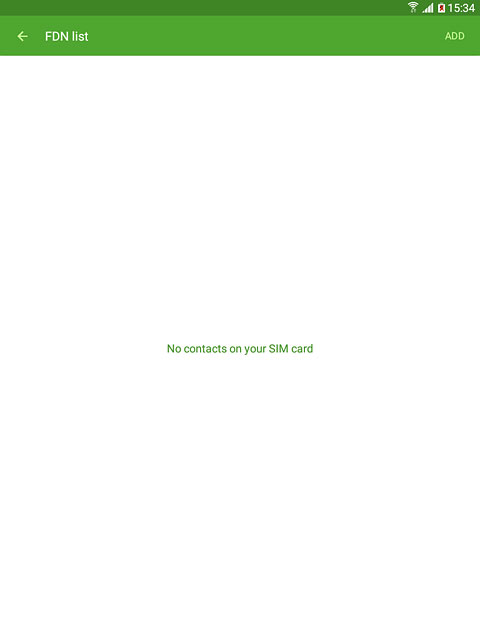 Press ADD.Key in the required name.