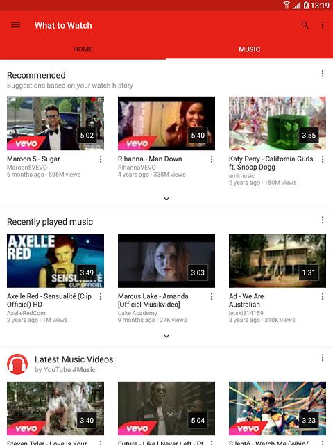 Press the search icon.