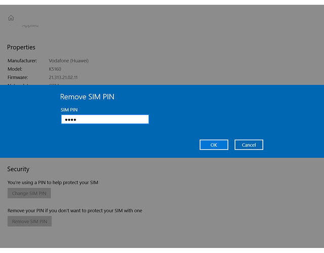 Key in your PIN and click OK.