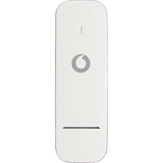 Turn the front of your USB modem towards you.Slide the cover upwards and remove it.