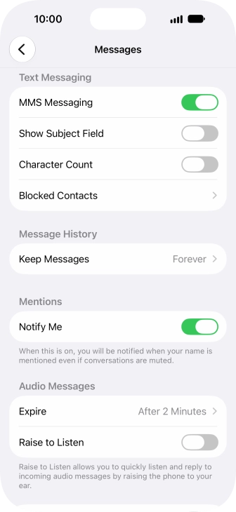 Slide your finger upwards starting from the bottom of the screen to return to the home screen.