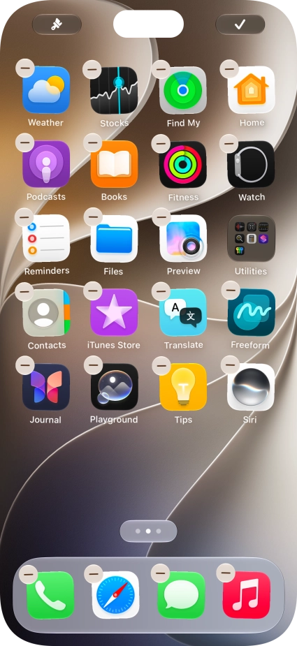 Press the edit icon.