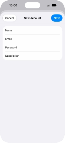Press Description and key in the required name.