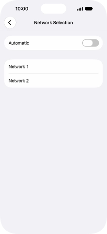 If you turn off the function, press the required network. If you turn off the function, press the required network.