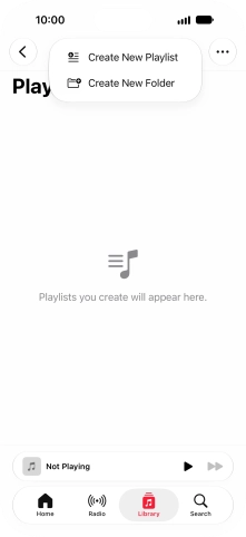 Press Create New Playlist.