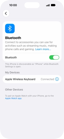 Slide your finger upwards starting from the bottom of the screen to return to the home screen.