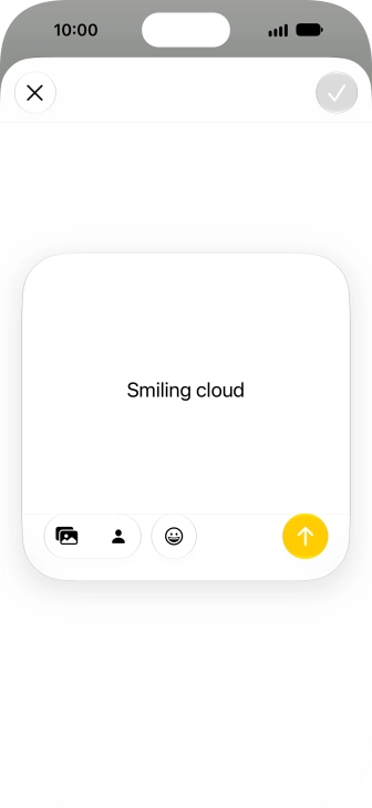 To use an existing media type as a template for your Genmoji, press the required media type and follow the instructions on the screen to select it.