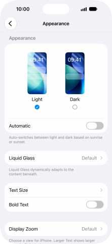 Press Dark. Press Dark.