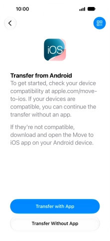 To transfer content from an Android phone using the 