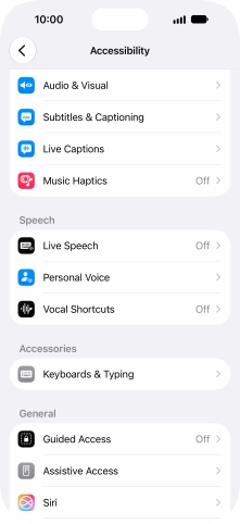 Press the required category below 