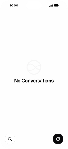 Press the new conversation icon.