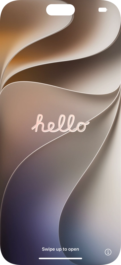 Slide your finger upwards starting from the bottom of the screen. Slide your finger upwards starting from the bottom of the screen.
