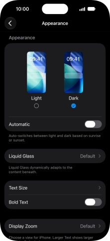 Press the indicator next to Press the indicator next to
