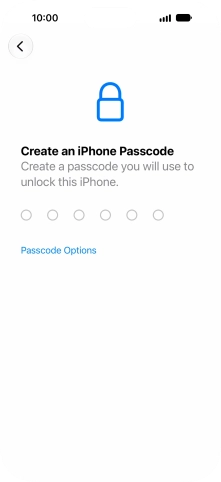 Press Passcode Options. Press Passcode Options.