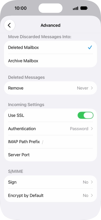 Press Authentication.