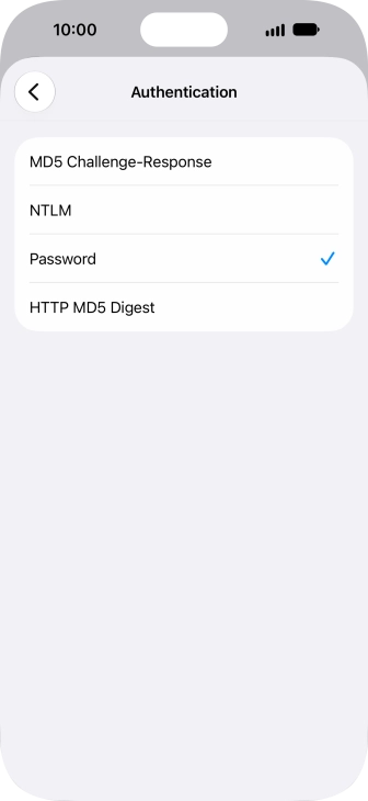 Press Password.