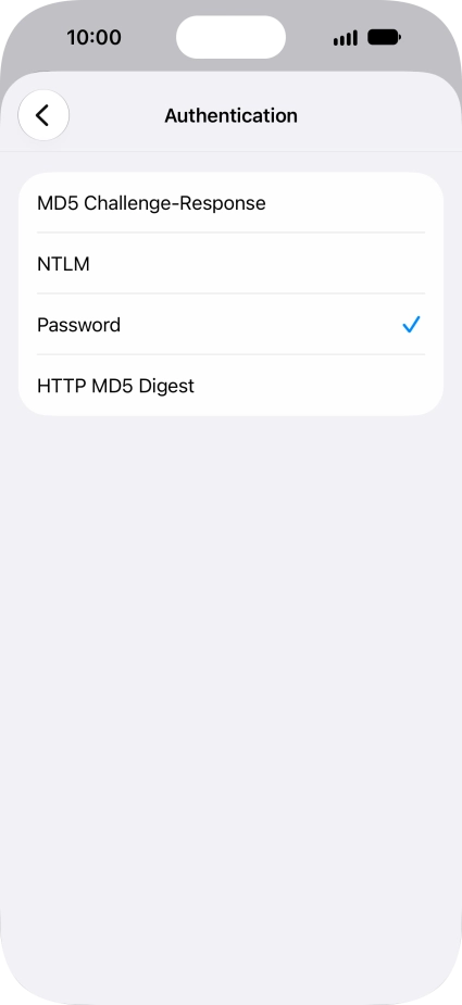 Press Password.