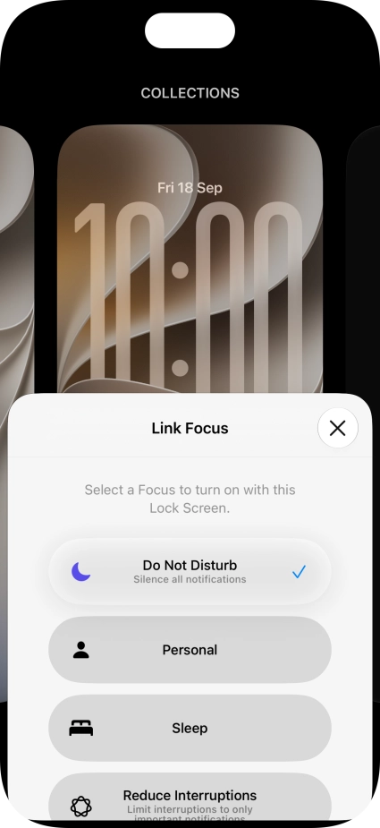 Press the close icon.