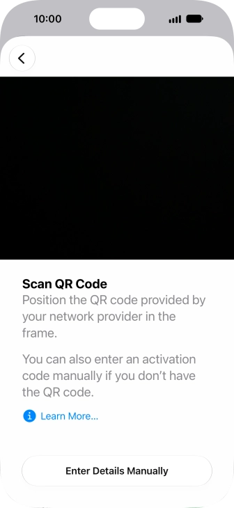 Place the QR code you've received inside the phone camera frame to scan the code. Place the QR code you've received inside the phone camera frame to scan the code.