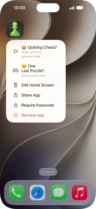 Press Require Passcode.