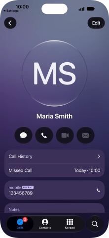 Slide your finger upwards starting from the bottom of the screen to return to the home screen.