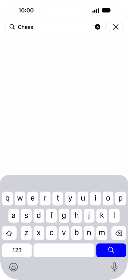 Press the search icon.